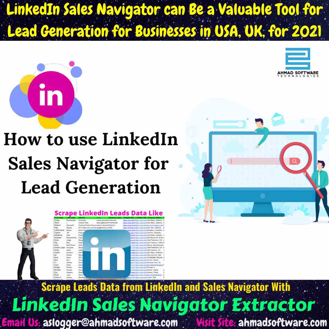 Scrape leads data from Sales Navigator with Sale Navigator Scraper